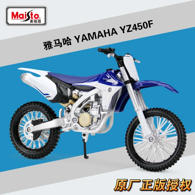 

Модель мотоцикла Maisto 1:12 Yamaha YZ450F из сплава под давлением B300