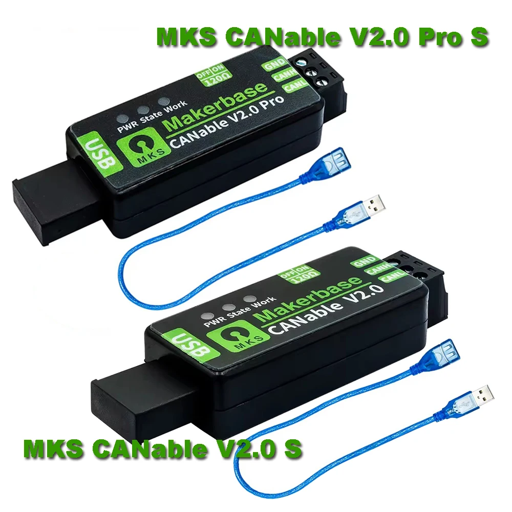 Produktbild von OSOYOO MKS CANable 2.0 USB-C Zu CAN-Adapter – Unterstützt CAN-FD, SocketCAN, Für Linux & Windows