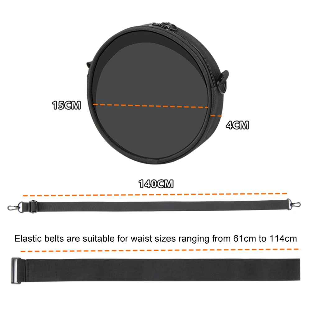 조절 가능한 스트랩 허리 밴드가 있는 DVD 케이스, DVD 지갑 홀더, CD 케이스 홀더, 휴대용 CD 플레이어 케이스 (자동차, 가정, 여행용)