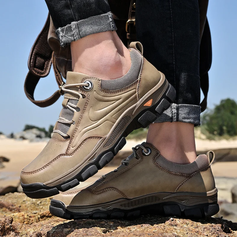 Freizeitschuhe für Herren, Herren-Turnschuhe, Laufschuhe, Wanderschuhe, leicht, Sport, Outdoor, Slip, bequem
_voghion.com