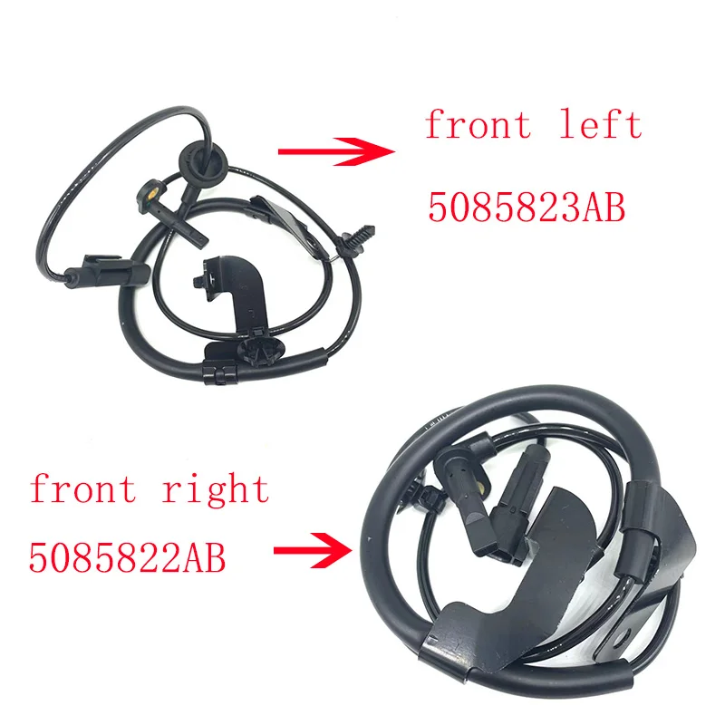 Front Left/Right ABS Wheel Speed Sensor 5085822AB 5085823AB For ...