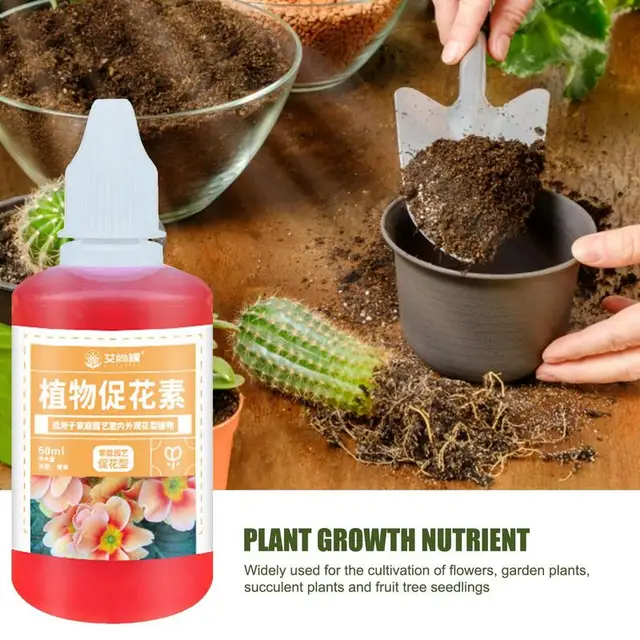 Növényi Folyékony Műtrágya Koncentrált Szerves 50 Ml Gyümölcs Termelő Tápanyagok Beltéri Étel Folyadék - Image 3