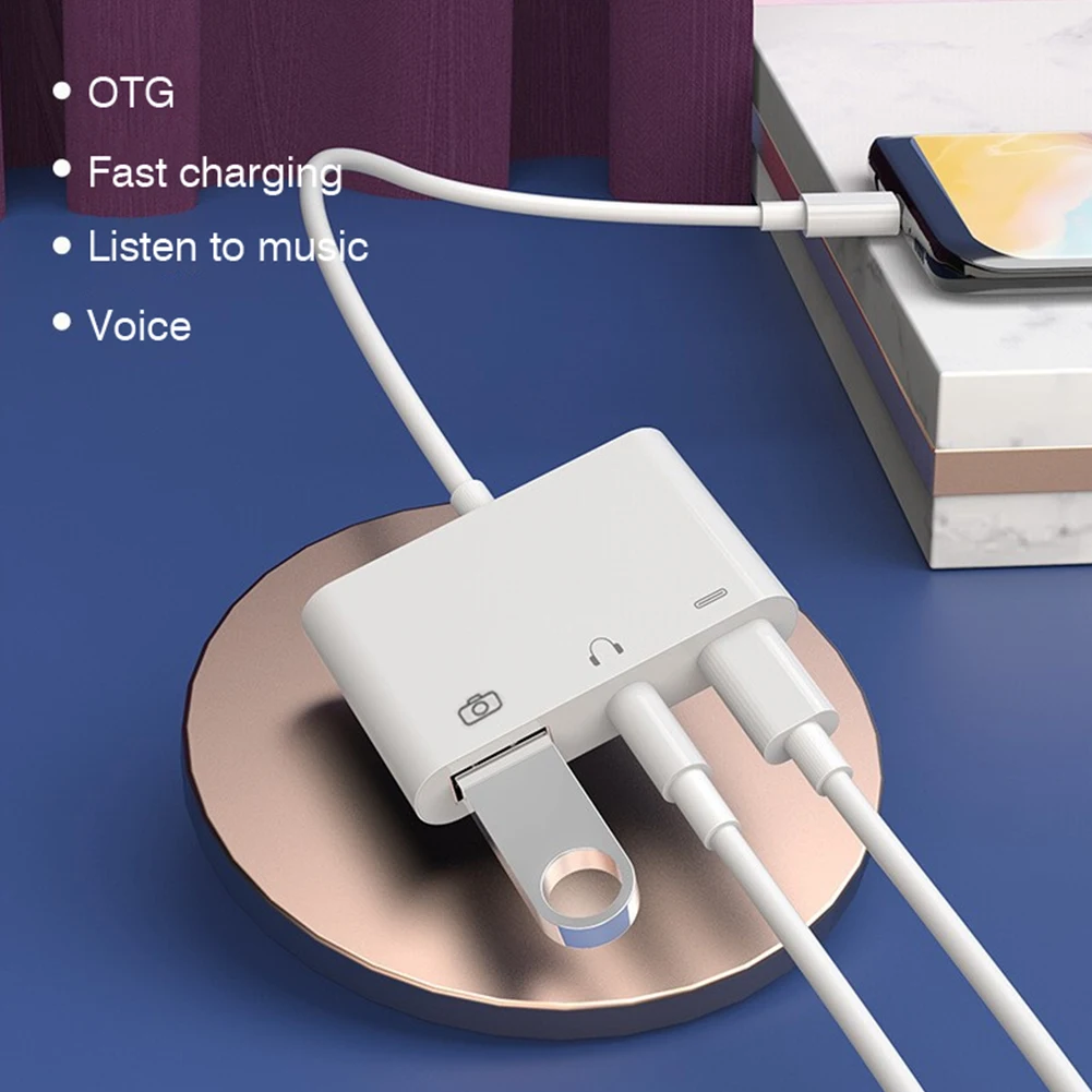 3 IN 1 Type C to USB 3.0 PD fast Charge Data Transmission 3.5mm OTG Adapter Converter Usb To Type C Adapter Otg Adapter Usb To 3.5mm Adapter Type C To 3.5mm Adapter Type C Aux Adapter Type C Adapter Type C To Aux Adapter 3.5mm Audio Adapter Charging Cable Adapter Charger Power Adapter for iPhone 15 headset Samsung