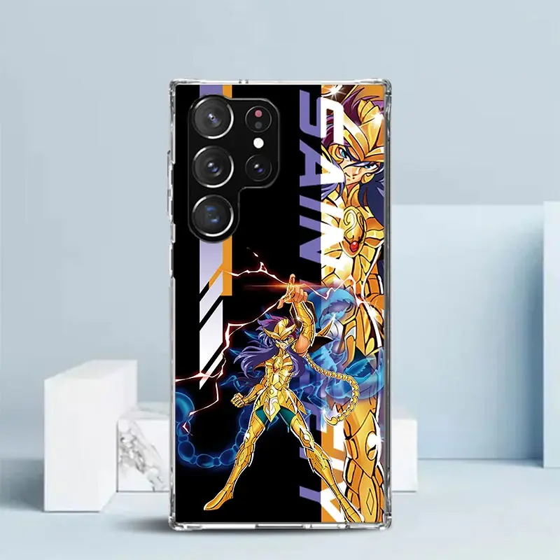 Anime Saint Seiya Soft TPU Phone Case - Stylish Protective Back Cover