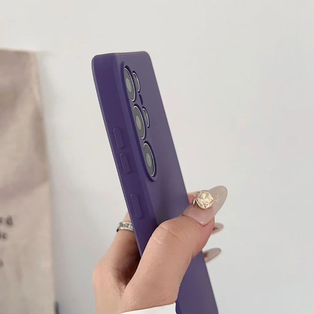 Enhanced Silicone Wrist Strap Phone Case in Liquid Finish