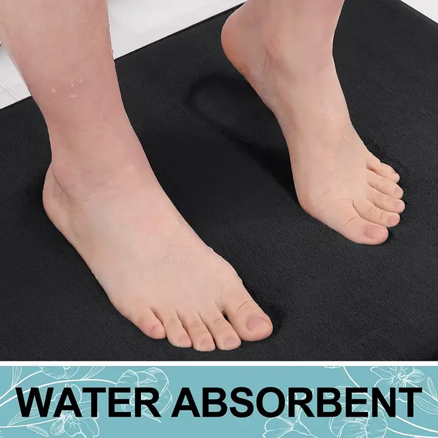 1pc Memory Foam Bath Mat 4