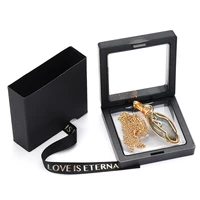Labradorite arc-en-ciel pierre de lune pendentif en pierre précieuse fil de cuivre enveloppé Labradorite bijoux Labradorite collier avec chaîne et boîte 6