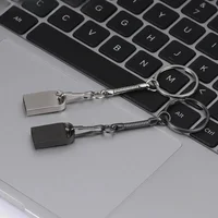 Mini Pen Drive 128GB 64GB 32GB USB Flash Drive Silver Memory Stick Drive 16GB 2.0 Key Chain Creative Gift U Disk 8GB for Laptop 5
