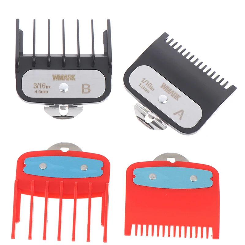

2PCS 1.5mm 4.5mm Professional Cutting Guide Comb Hair Clipper Limit Comb with Holder Limited Comb For Clipper