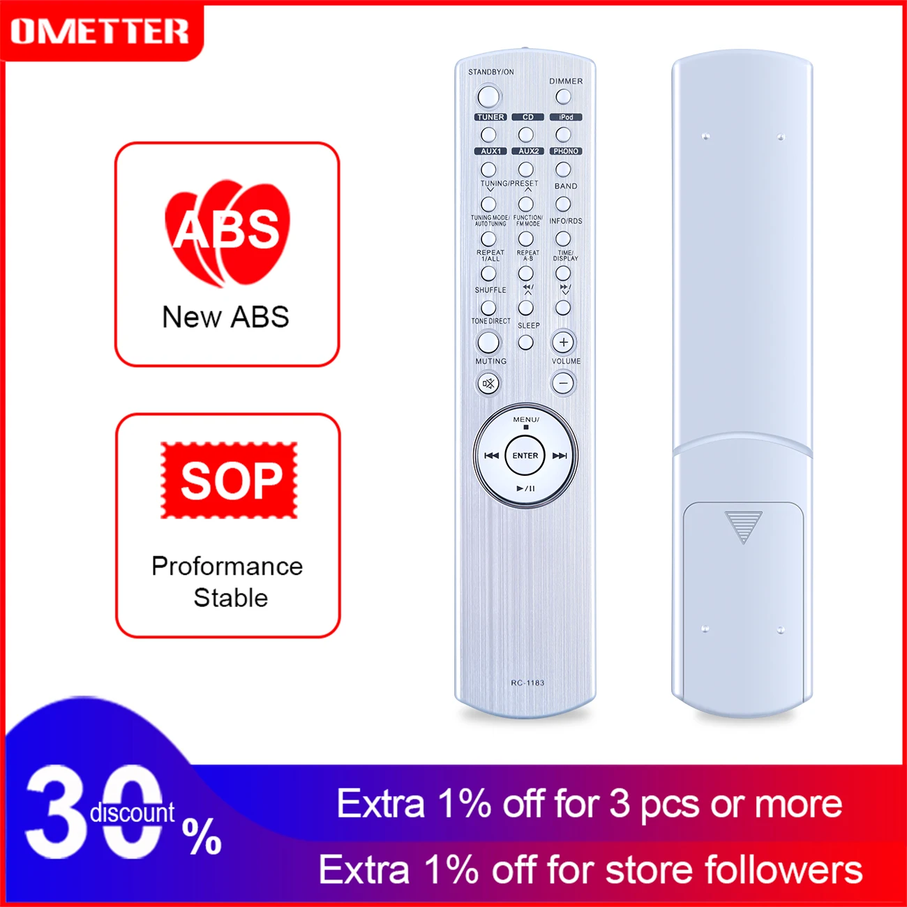 Nuovo Rc-1183 Adatto Per Telecomando Teac Rc1183