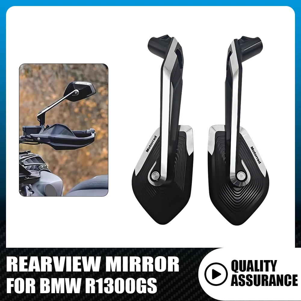 Par De Espejos Retrovisores Laterales Cromados Para BMW K1200, K1200LT, K1200M (1999-2008)