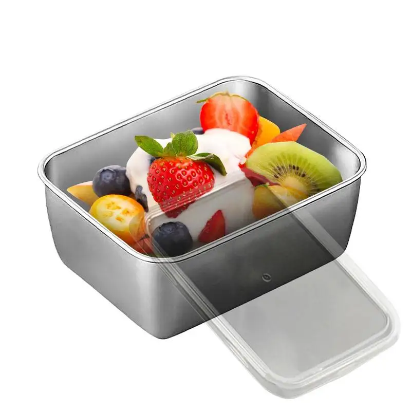 

Snack Container Food Storage Container With Lids Leak Proof Microwave Food Warmer Deepening Square Hot Pot Prep Basin Fresh Box