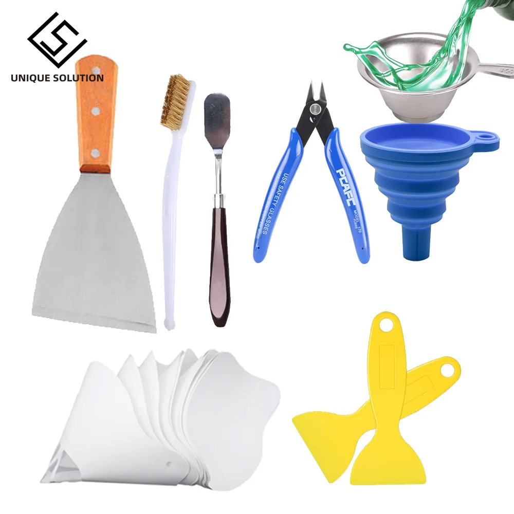 DAOKAI Kit d'outils d'accessoires pour imprimante 3D en résine