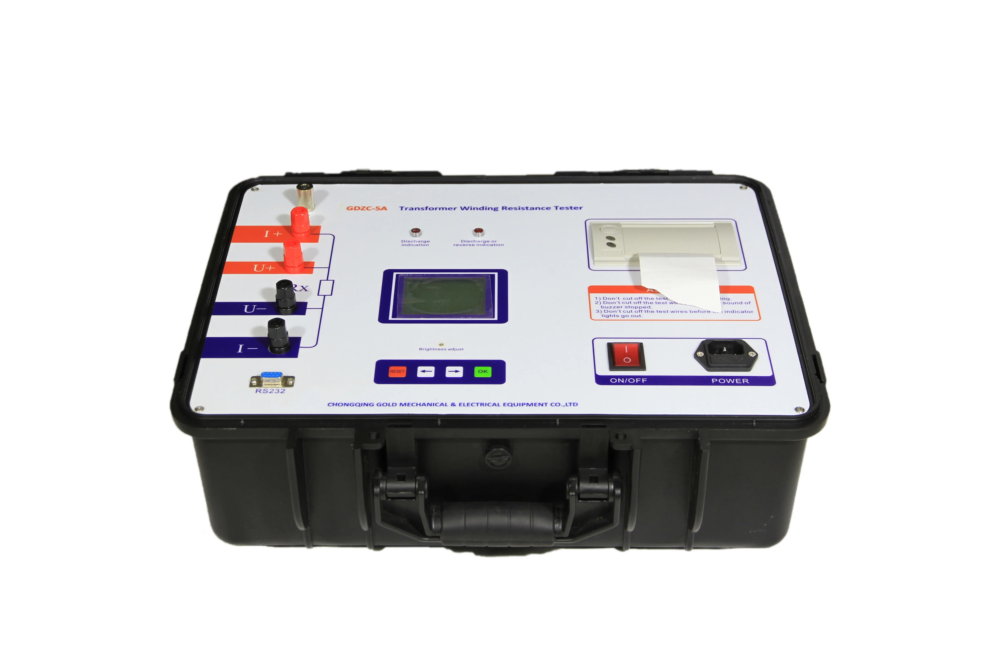 

Quick Testing Speed DC Transformer Winding Resistance Tester Winding Coil Resistance Tester