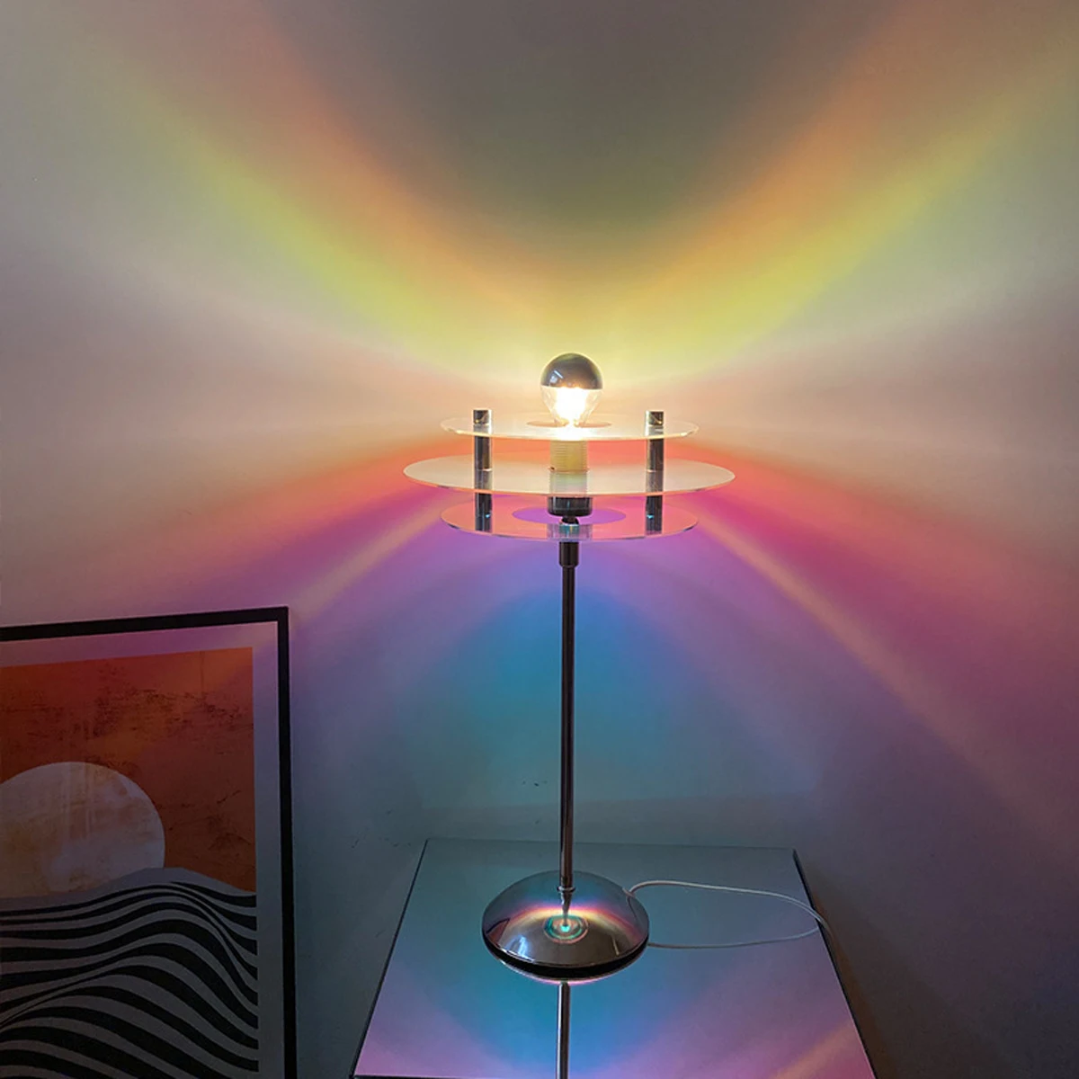 Bauhaus-inspired Retro Aura Lamp