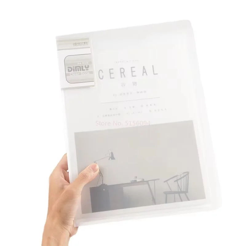 File Folder A5 Multilayer Insert Data Book 40-100 Pages Transparent Loose-leaf Office Supply