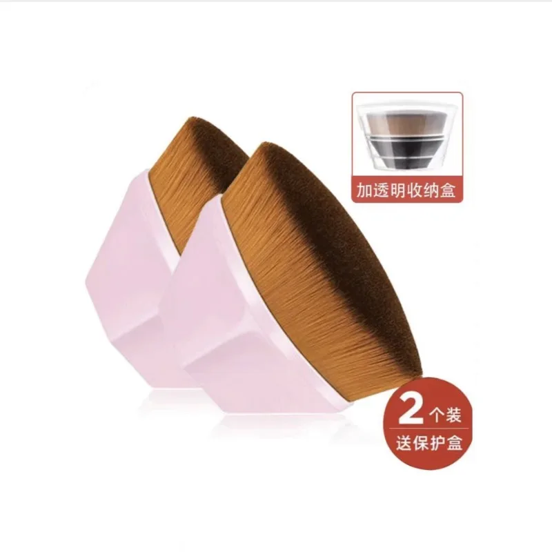 6-in-1 메이크업 브러쉬 휴대용 무폐기물 리퀴드 파우더 메이크업 도구 이상적인 어머니의 날 뷰티 부드러운 블렌딩 선물