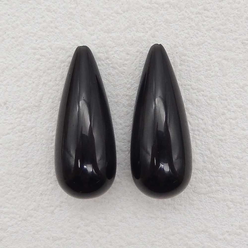 

Natural Obsidian Handmade Earrings Design Drill Accessory Fashion Woman Beads Semi-precious Stones Jewelry