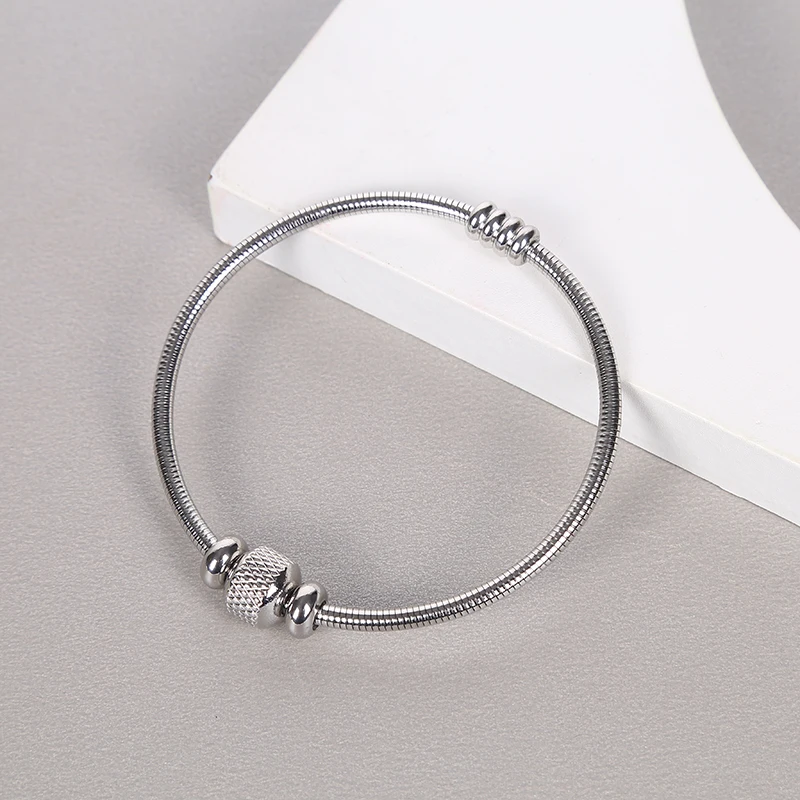 Fashion Wear Resistant Women's Metal Snake Chain Elastic Waterproof Magnet Self-priming Stainless Steel Bracelets