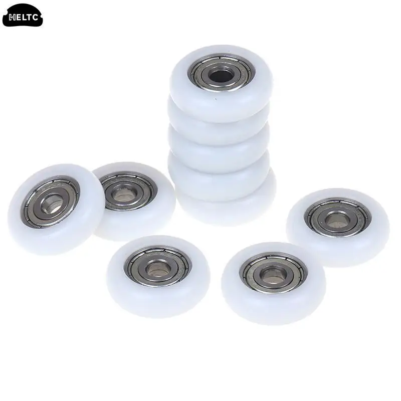 Diameter 23mm Sliding Shower Roller Wheel Plastic Door Replacement Roller Wheel Runner 2/5/10pieces shower room accessories