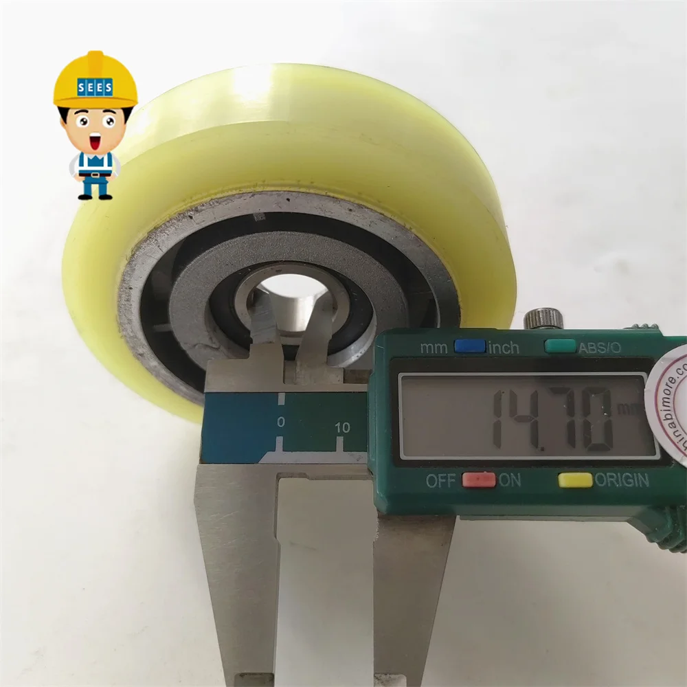 SEES 20pcs 80*22*6202 Escalator Step Roller 80*22*6202RS OD80mm W22mm Lift Spare Parts