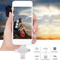 For iPhone OTG 3.0 Flash Drive 256GB 512G for Samsung Pro Plus MAX ipad Mac Multi Functional External Storage iOS Android Phones 2