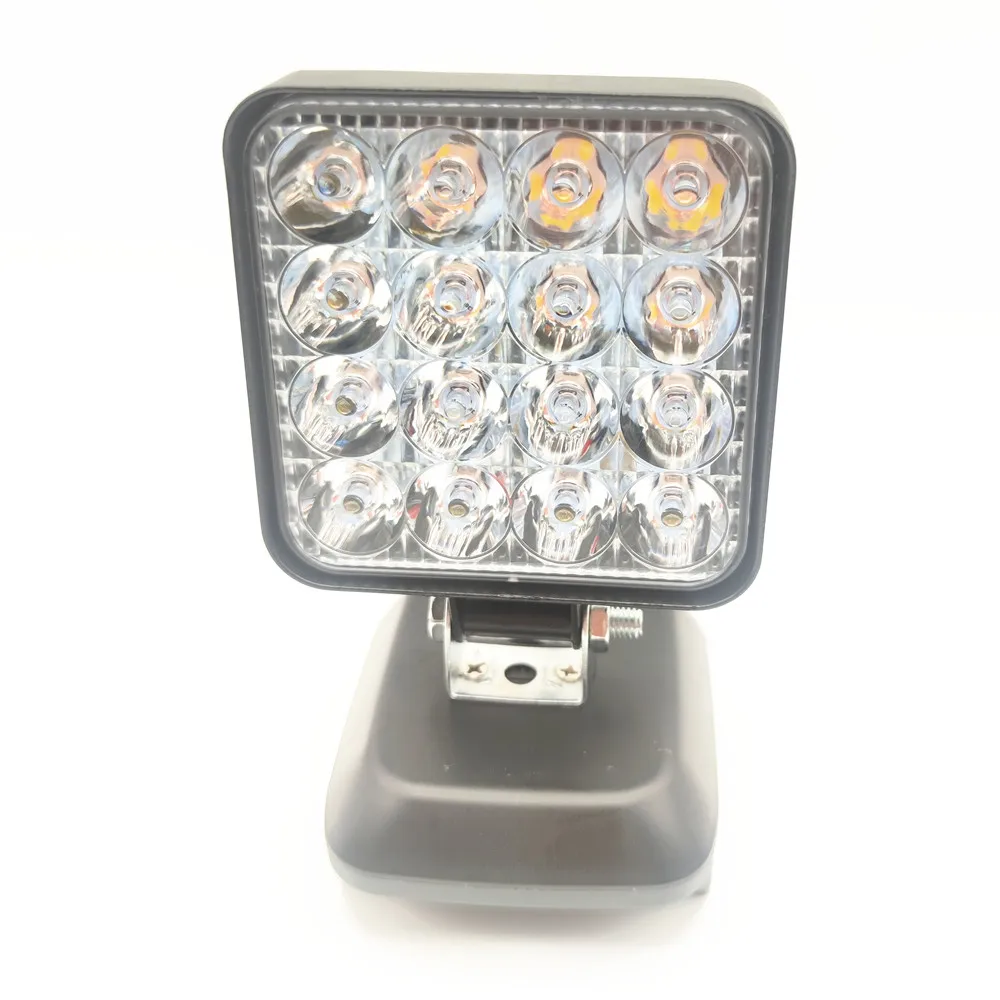 마키타용 LED 작업등 손전등 토치, 리튬 이온 배터리 도구, 무선 비상 홍수, 자동차 수리 호환, 48W, 14.4V, 18V Best5 마키타용 LED 작업등 손전등 토치, 리튬 이온 배터리 도구, 무선 비상 홍수, 자동차 수리 호환, 48W, 14.4V, 18V Best5