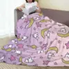 Sailor Moon - Usagi's Print Moon Bunny Blanket Blanket Fleece Super Soft Sofa Throw Blankets For Home Office Throws Bedspread 5