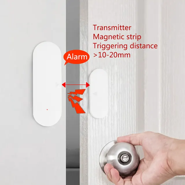 Tuya Smart Wifi Door Sensor Detector Home Security Alarm Smart Life APP Control Window Door Sensor Support Alexa Google Home 6