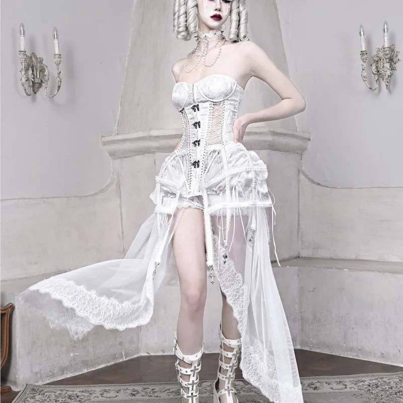 Fishbone Strap Bird Cage Corselette Summer