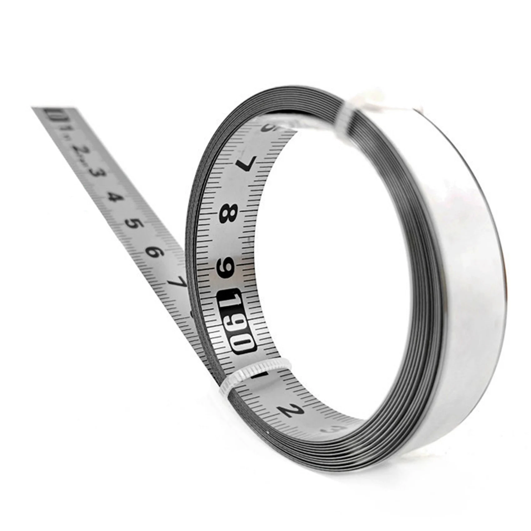 

Stainless Steel Adhesive Scale Precision Woodworking Guide Rail Self-Adhesive Tape Measure Metal Ruler with Glue,C-300cm