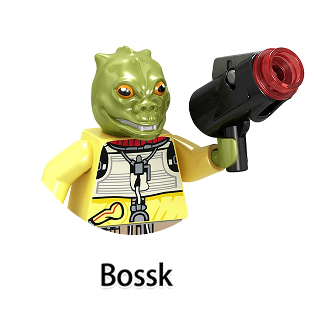 Disney Bounty Hunter Zuckuss IG-88 Building Blocks M-OC Hunter Droid Brick Dengar Fennec Shand Din Djarin Action Figure Kids Toy