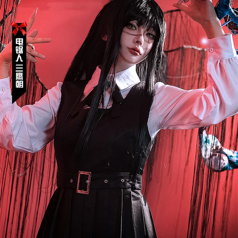 Mitaka Asa Cosplay Anime Chainsaw Man Cosplay Costume DokiDoki-SR Chainsaw  Man Mitaka Asa School Uniform