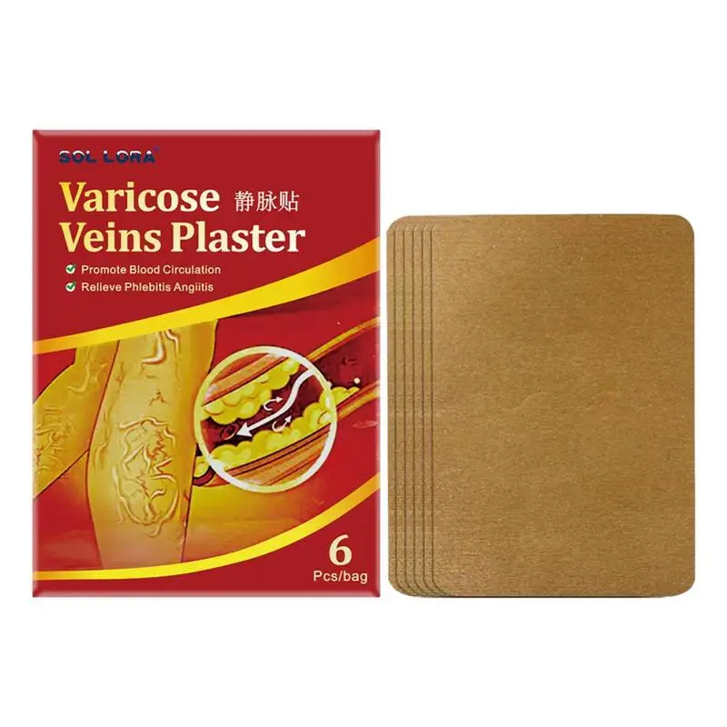 

Spider Vein Patches 6 Patches Soothing Leg Patch For Spider Veins Herbal Vein Soothing Patch For Strengthen Capillary Health