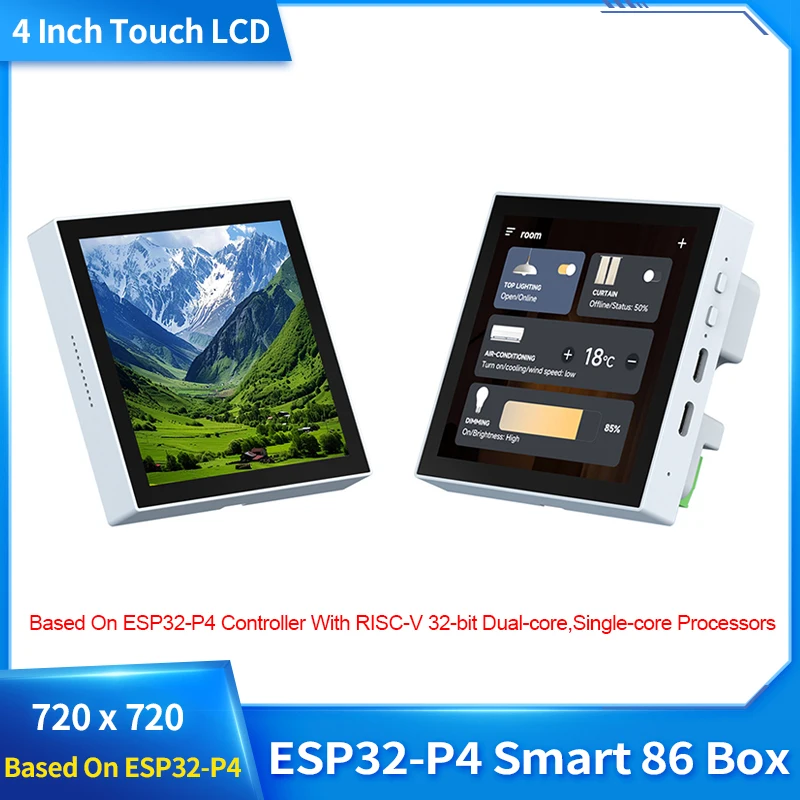 รูปสินค้า บอร์ดพัฒนา ESP32-P4 หน้าจอสัมผัส 4 นิ้ว 5 จุด