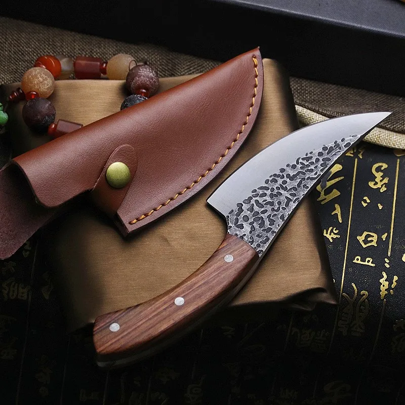 5.8" Hand High Hardness Sharp Serbian Boning Knife Household