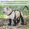 Sc54418cabe8e4c3d854483811f5075ceV.jpg Dog Shoes Waterproof Adjustable Dog Boots Rain Day Pet Supplies Shoes For Dogs Outdoor Walking Soft French Bulldog Paws Protect