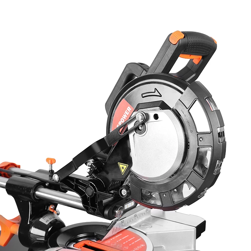 8 Inch 210mm Sliding Miter Saw Single Bevel Laser LED Light Electric Power Tool Cutting Machine woodworking tools mitering chop saw