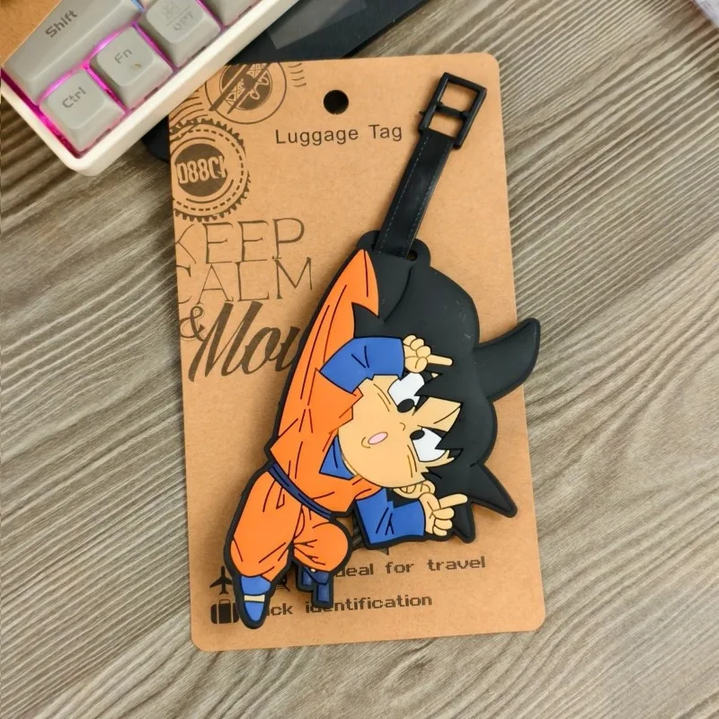 Etichetta per bagagli Dragon Ball in stile cartone animato, nuovo design creativo, estetica di alto valore, ciondolo elegante e personalizzato per borse da viaggio - immagine 3