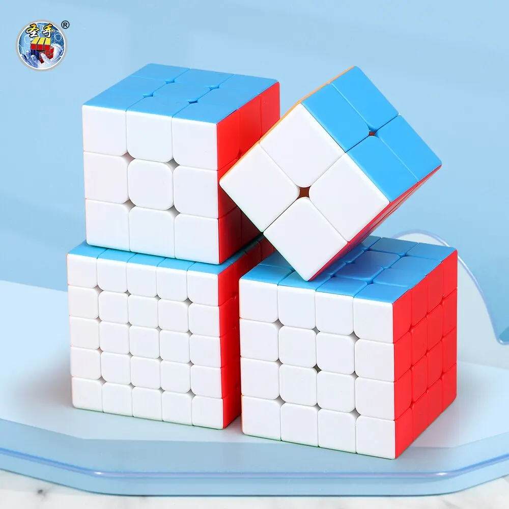SENGSO Speed Cube 3x3 Legend Series Stickerless Magic Cube Profession Puzzle Kid's Fidget Toys