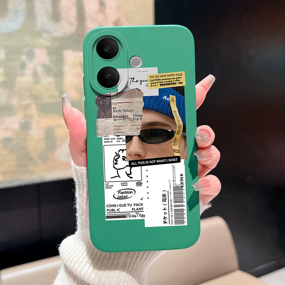 Sweet Girl Sunflower Fall Prevention Phone Case - Unique Protector