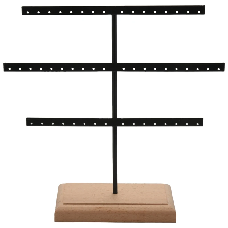 

Модный органайзер для ювелирных изделий с 52 крючками, органайзер для сережек, подвесной держатель, подставка для ожерелья, коробка, держатель, вешалка для ювелирных изделий