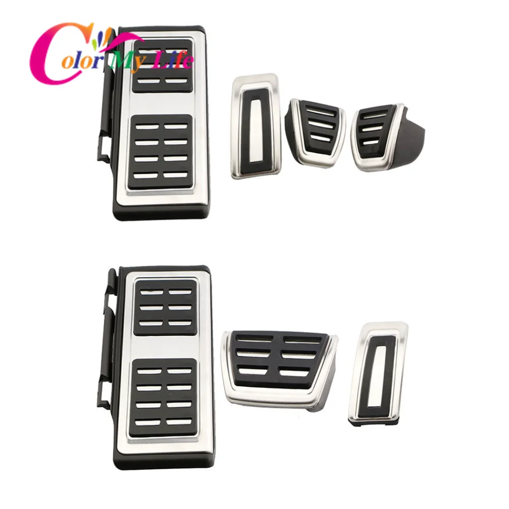 Pedali Auto Tappo Poggiapiedi Coperchio Acceleratore Frizione Freno Per Vw Golf 7 Gti Mk7 Seat Leon Octavia A7 Rapid Audi A3 8V Passat Alm