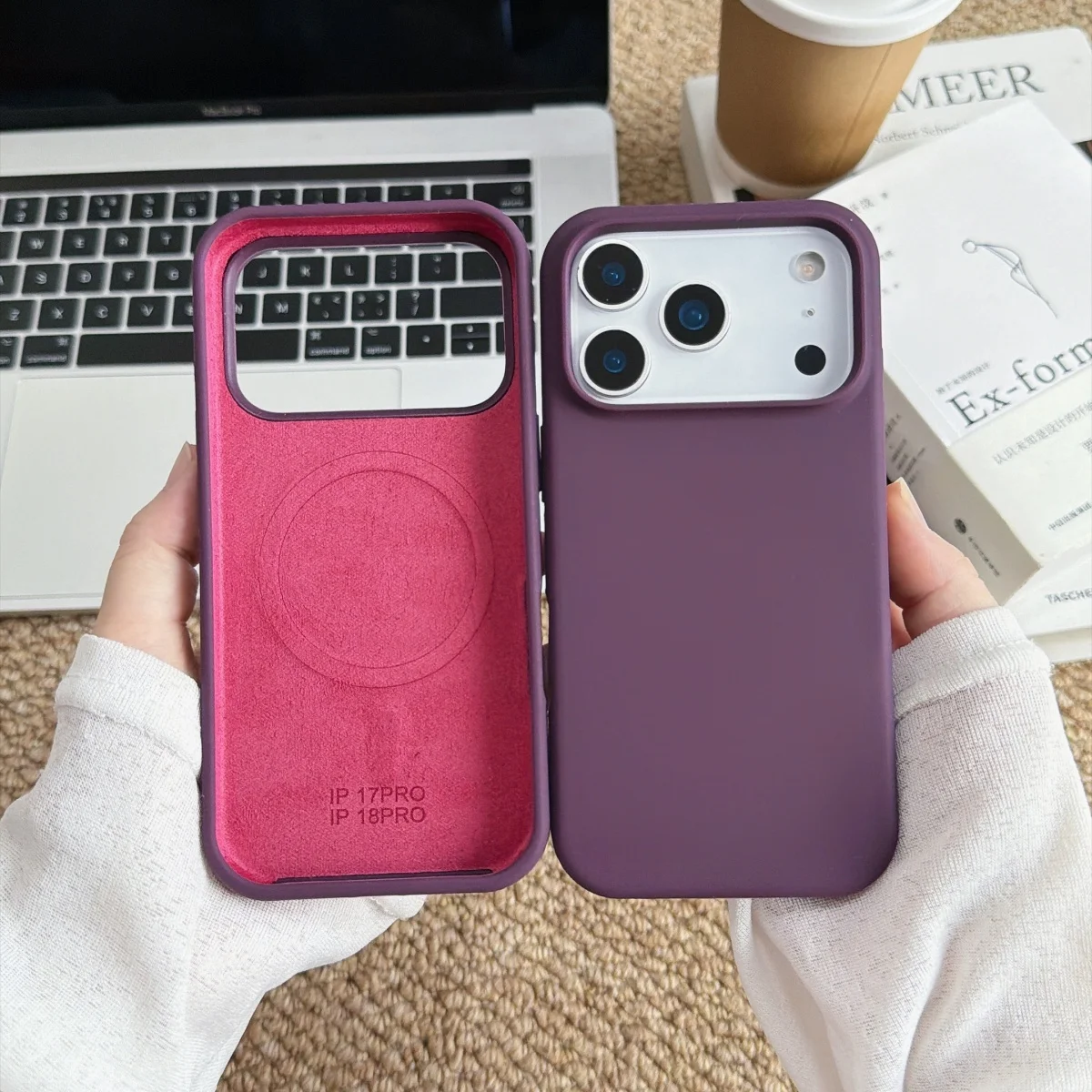 Official Liquid Silicone MagSafe Soft Phone Case with Magnetic Wireless Charging Cover