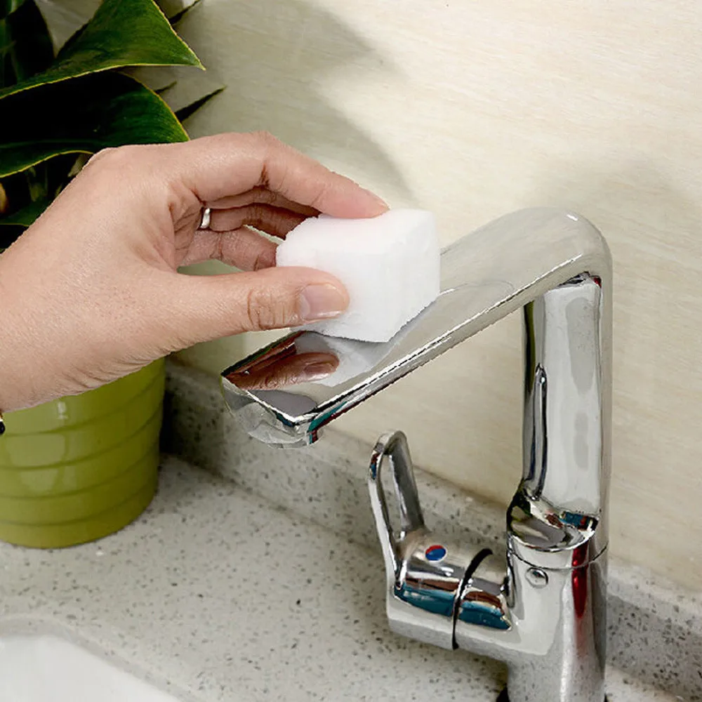 Description Picture 6 of item20 Pcs/lot Melamine Sponge Magic Sponge Eraser Melamine Cleaner for Kitchen Office Bathroom Nano Cleaning Sponges 10x6x2cm