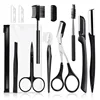 New Eyebrow Trimmer Set Scissors Tweezers Eyebrow Razor Scraping Eyebrow Comb Razor Eyebrow Clip Makeup Tools Sets 1