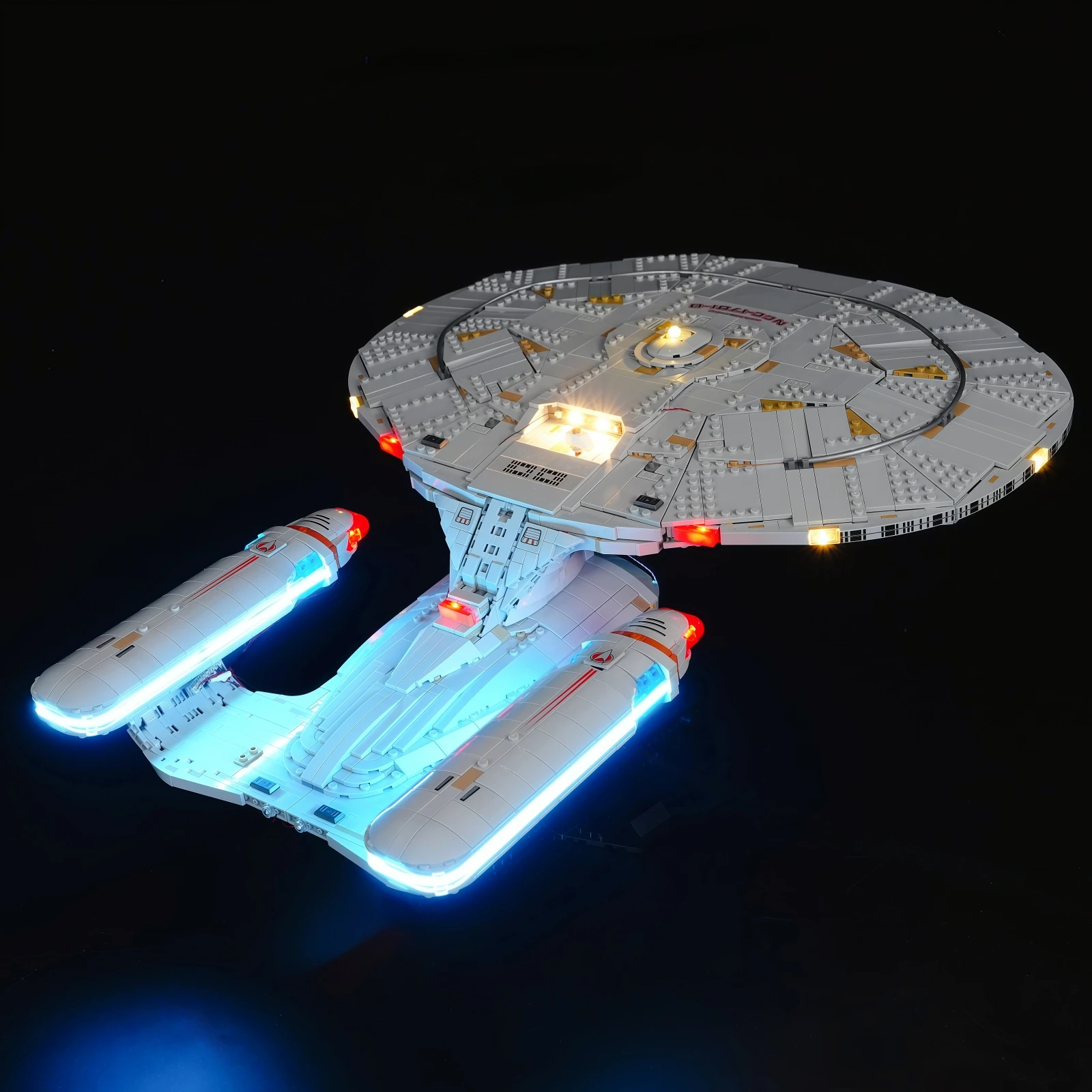 레고 10356 스타 트렉: U.S.S.용 MAXCXT 5V LED 조명 엔터프라이즈 NCC-17 DIY 장식 램프에는 빌딩 블록 세트가 포함되어 있지 않습니다.