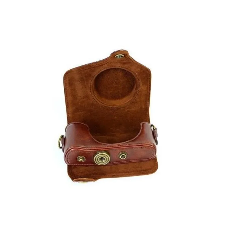 Per Canon Powershot Sx740 Hs Sx730 Sx720 Fotocamera Retro Pu Custodia In Pelle Borsa A Tracolla Shoot Custodia Protettiva Per Fotocamera Sx740 Sx730Hs