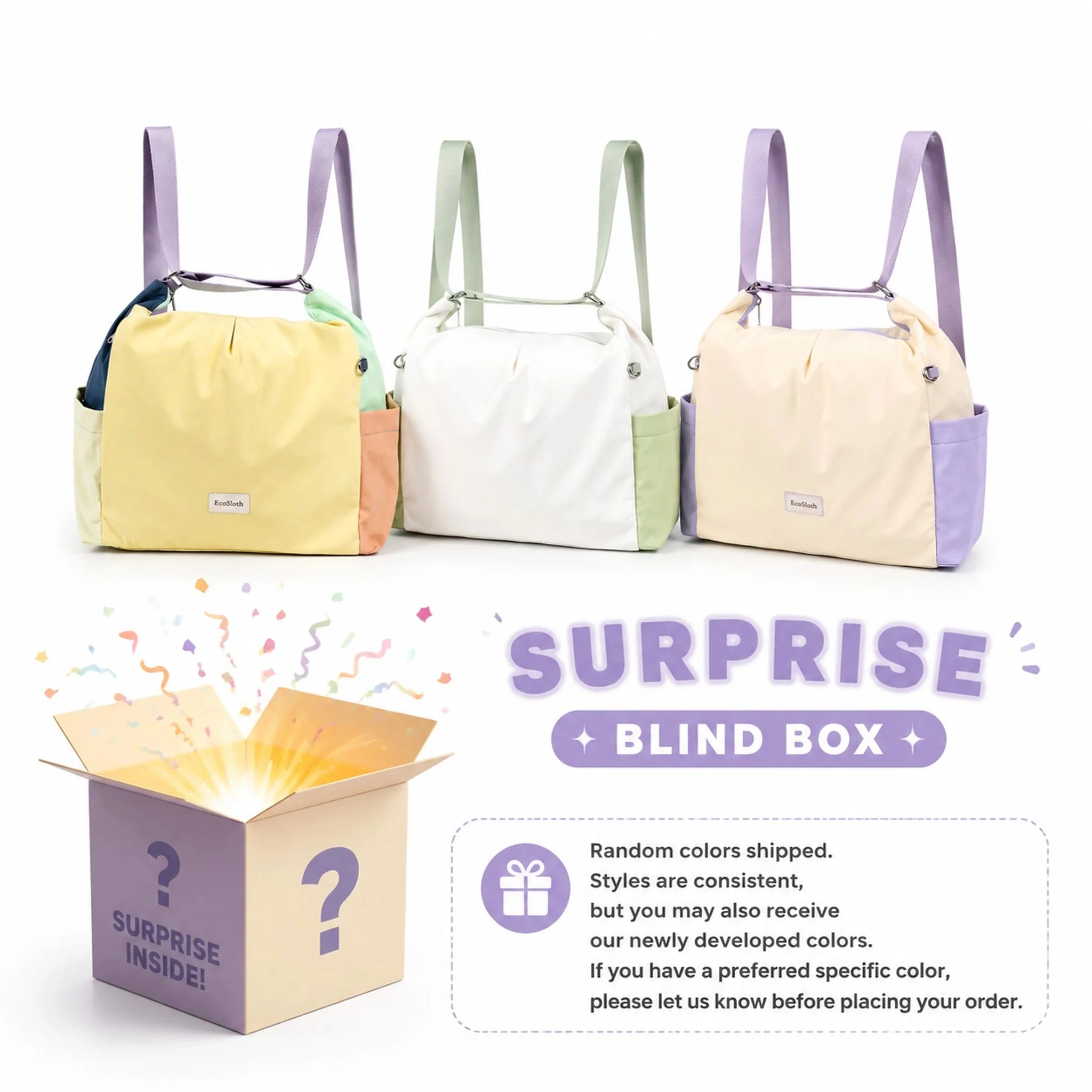 EcoSloth Convertible Fashion Backpacks With Large Capacity Shoulder Handbags for College Work Travel Tote Bag Dopamine Daypack 4