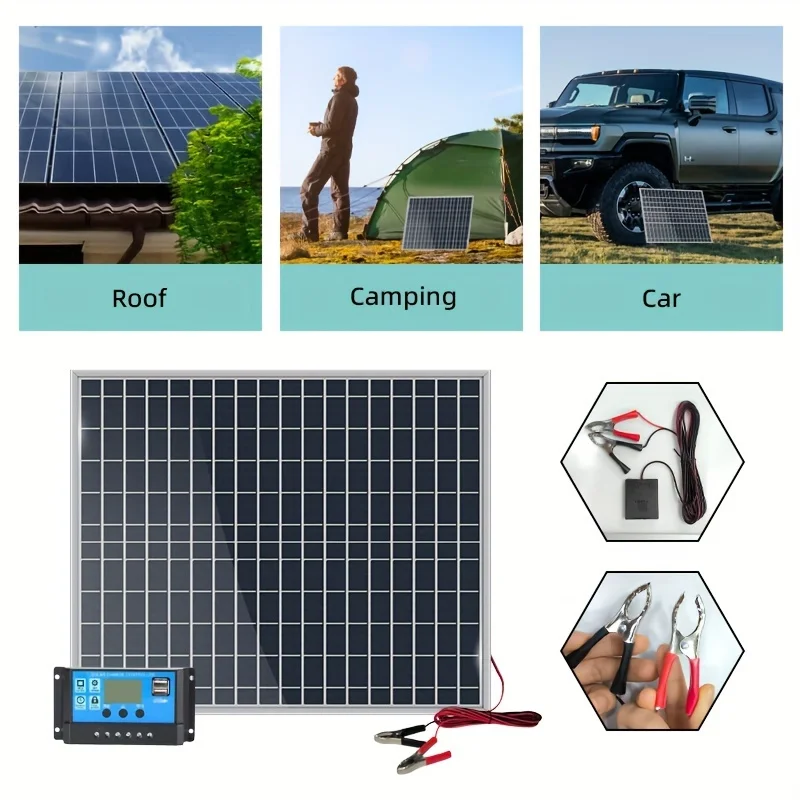 High-Efficiency 1000W Solar Panel with Durable Aluminum Frame for Versatile Applications